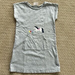 Heather dress with horse detail